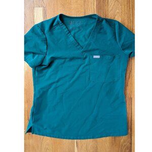 Figs Scrub Top XS Green